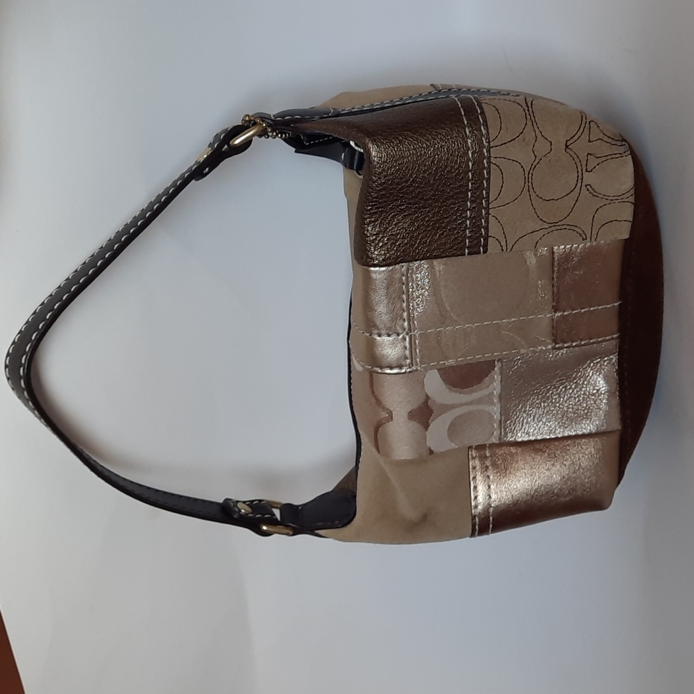 Coach patchwork design purse